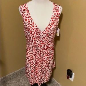 Maternity Top blouse floral red Isabel maternity